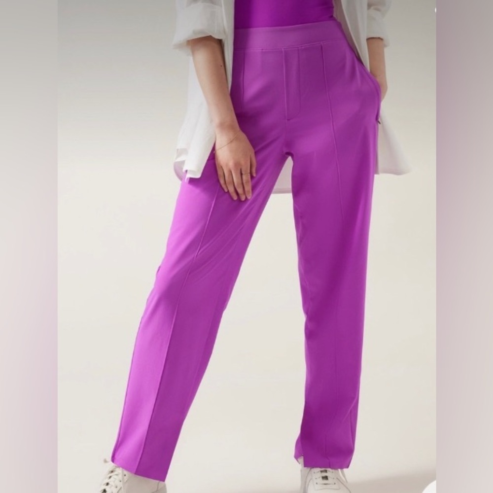 Athleta Purple Track Pants